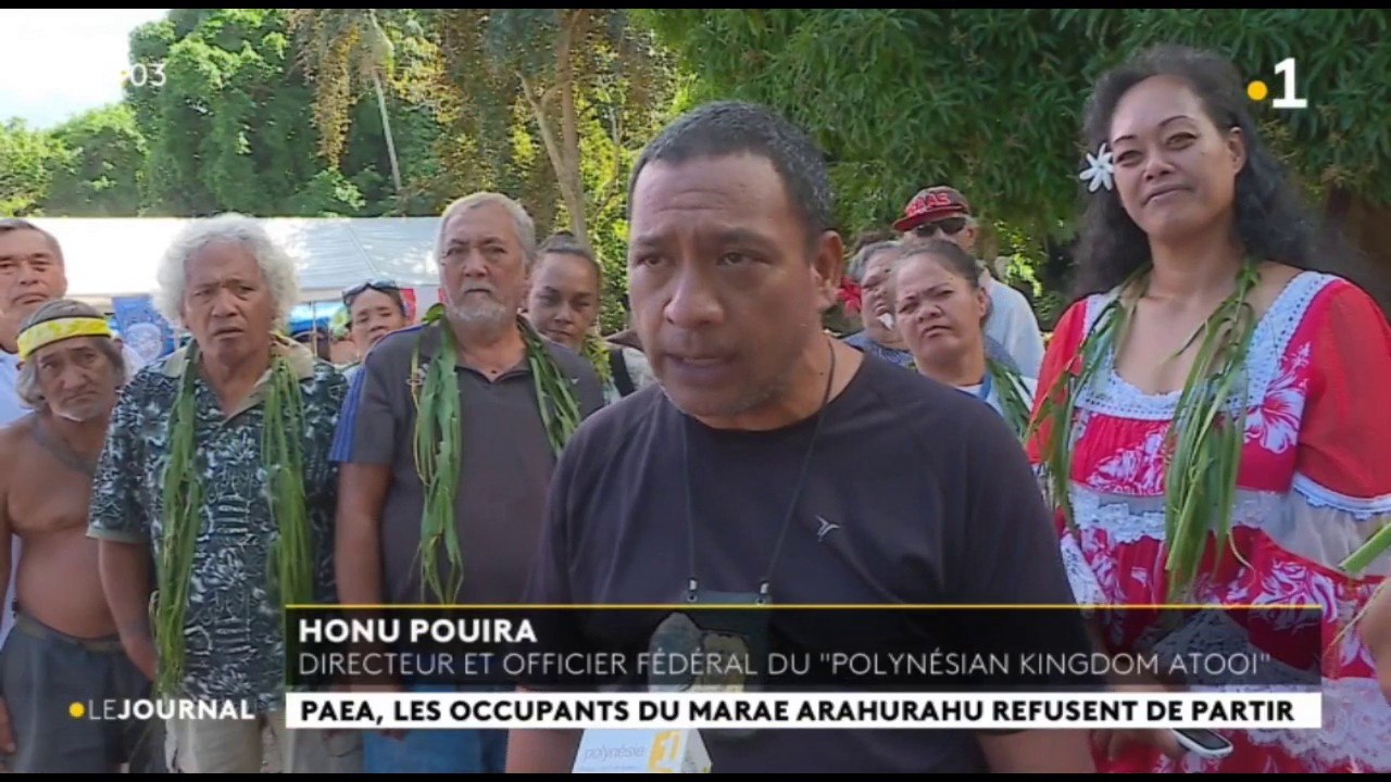 Les squatteurs du Marae à quelques heures de l'expulsion