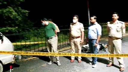 बदमाश साथ हुई मुठभेड़ का एसपी ग्रामीण ने लिया जायजा