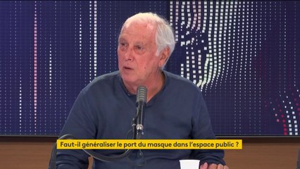 Masque en entreprise : "Si la distance n’est pas possible, il faut porter un masque", dit Jean-François Delfraissy