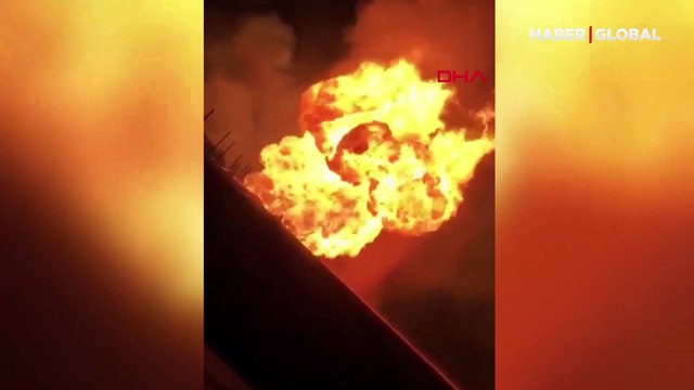 Doğal gaz boru hattı patladı, Suriye karanlığa gömüldü!