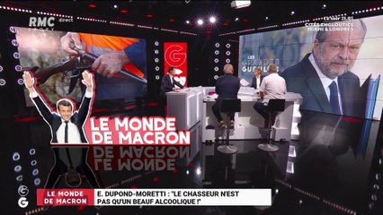 Le monde de Macron: Eric Dupond-Moretti, "le chasseur n'est pas qu'un beauf alcoolique!" - 24/08