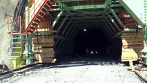 Erzurum Pirinkayalar tünelindeki çalışmalarda sona yaklaşıldı