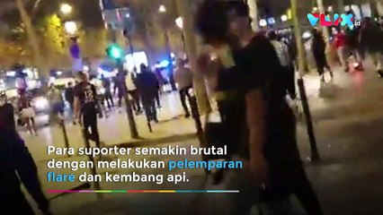PSG Gagal Juara, Suporter Ngamuk Kesetanan di Paris
