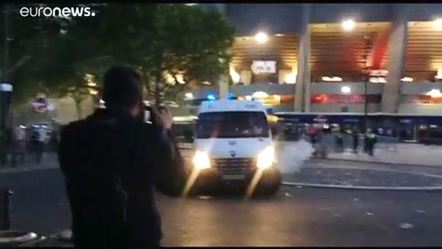 Noche de violencia en París tras la derrota ante el Bayern en la Liga de Campeones