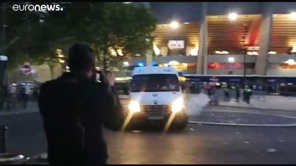 Noche de violencia en París tras la derrota ante el Bayern en la Liga de Campeones