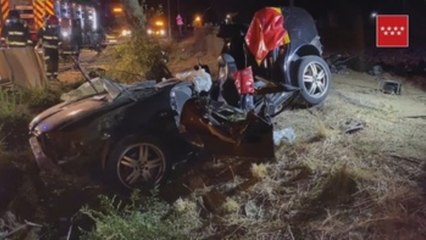 Tres muertos y una niña grave en un accidente en Móstoles (Madrid)