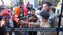 Unjuk Rasa Tuntut Copot Dirut Rumah Sakit, Pengunjuk Rasa Sempat Bersitegang Dengan Satpol PP