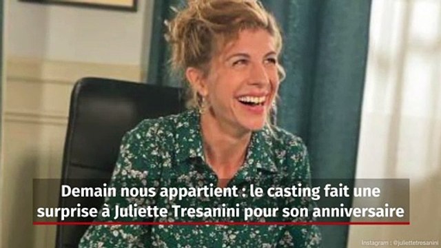 Demain nous appartient : le casting fait une surprise à Juliette Tresanini pour son annive