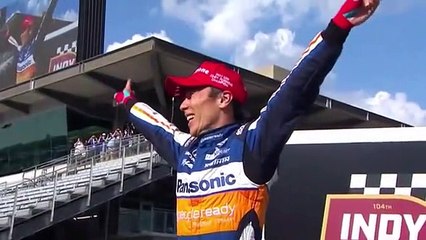 佐藤琢磨がインディ500で2回目の優勝「日本を元気づけられたら」（24日）