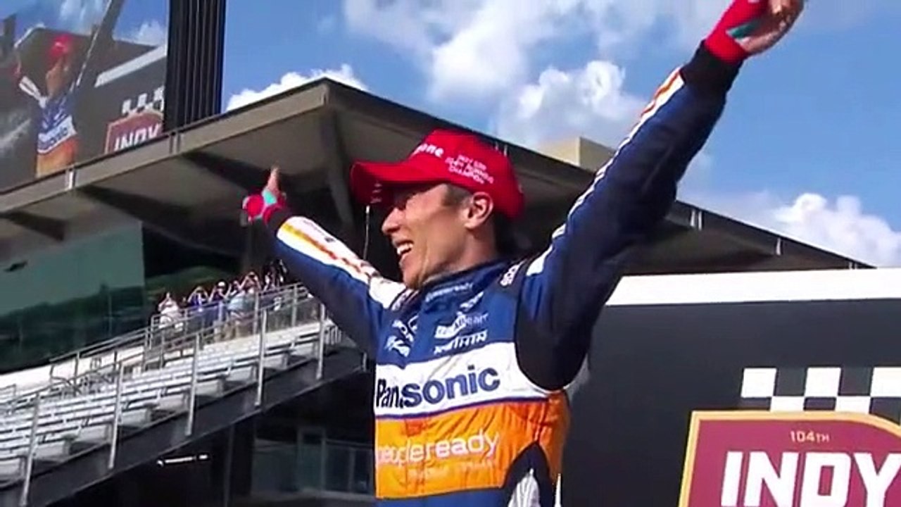佐藤琢磨がインディ500で2回目の優勝「日本を元気づけられたら」（24日）
