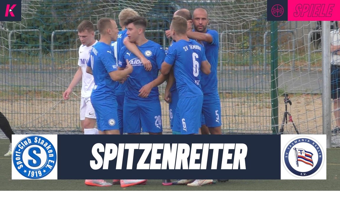 Tasmania sticht dominanten SC Staaken aus | SC Staaken - SV Tasmania Berlin (Oberliga Nord, 2. Spieltag)