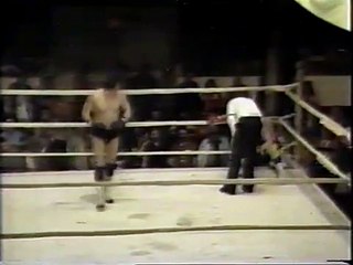Dynamite Kid vs. Bret Hart (Boxing Match) 1981