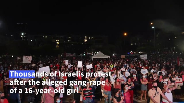 Israelis protest sexual violence against women