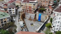 Gaziosmanpaşa’da toprak kayması nedeniyle boşaltılan binanın sağlam olduğu tespit edildi