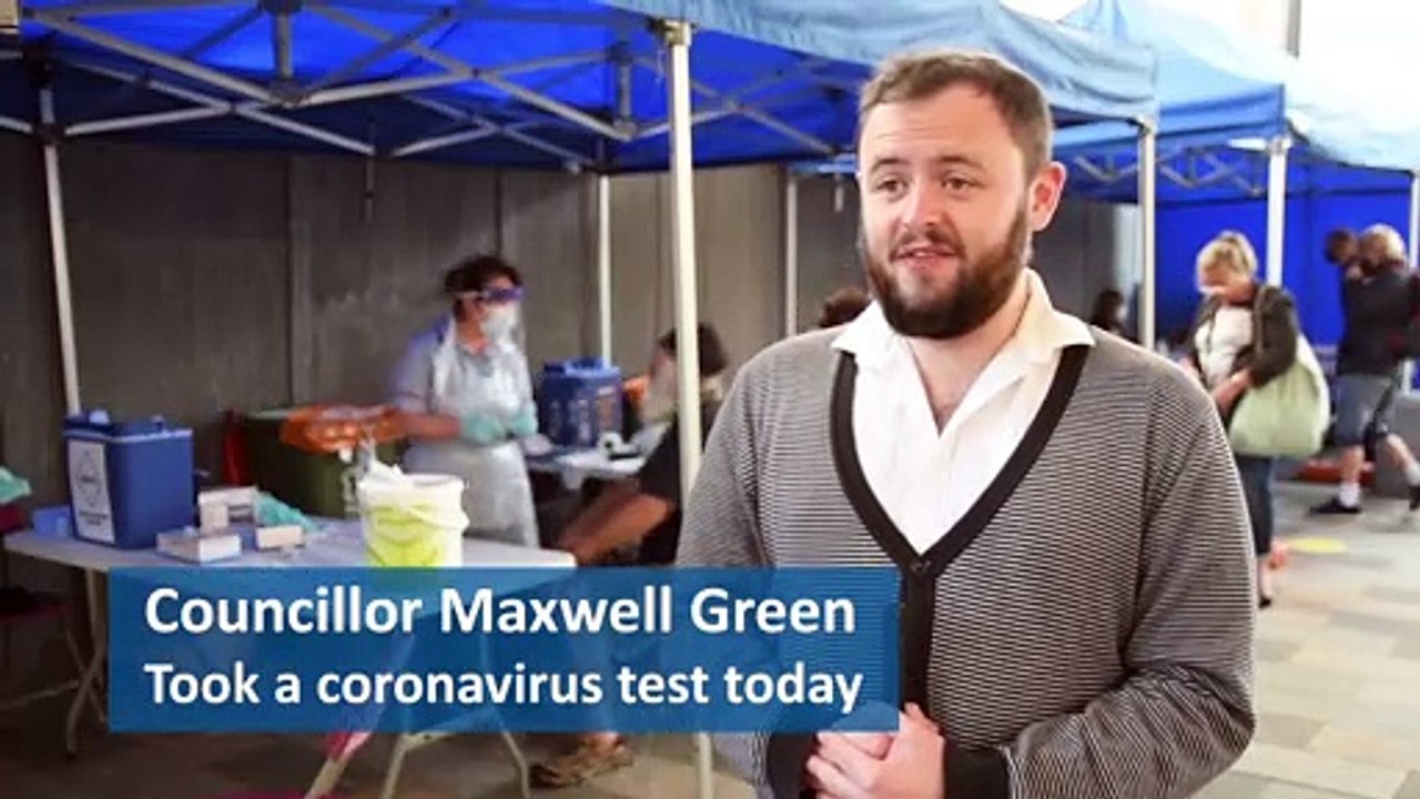 Coronavirus testing at Preston Market