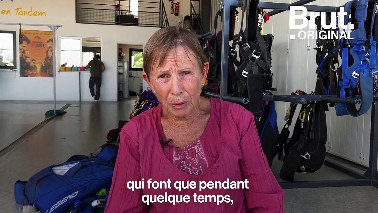 À 82 ans, on n’est pas trop vieille pour un saut en parachute !