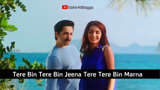 Tere Bin ( Full Lyrics Video ) | Sahir Ali Bagga | Wajood