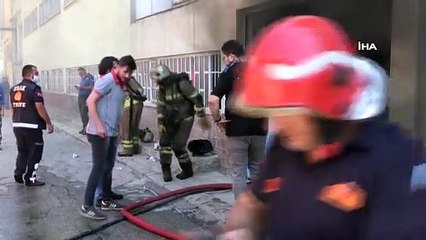 Fabrikada çıkan yangın korkuttu