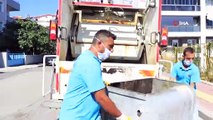 Atakum Belediyesi’nin konteyner yıkama sistemi halk sağlığını koruyor