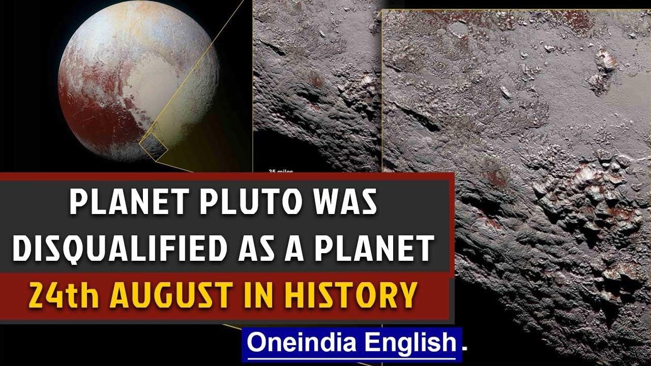 Planet Pluto was disqualified as a planet and w...