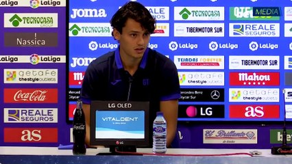 Getafe, Enes Ünal'ı basına tanıttı