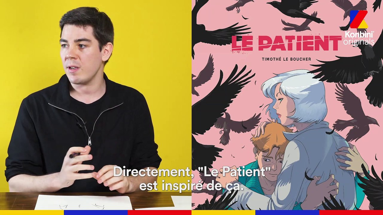 Timothé Le Boucher ("Le Patient") raconte sa vie en dessins dans le Papier Crayon