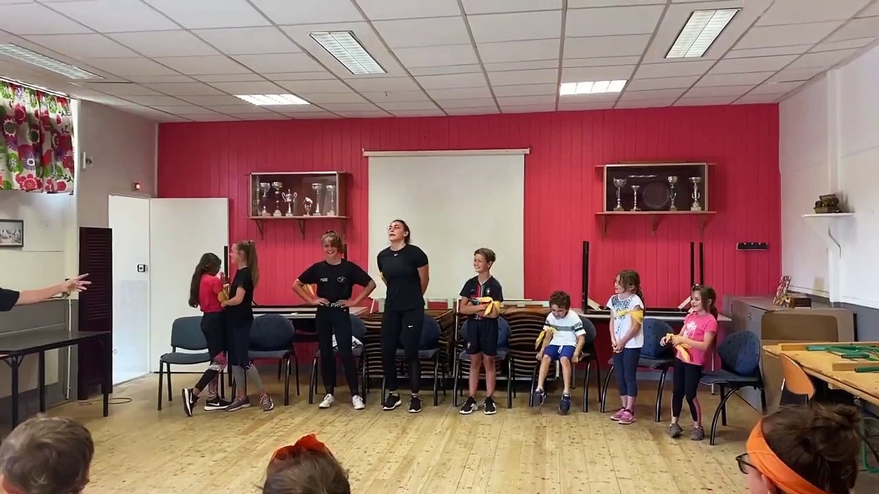 Présentation équipe "Jaune attend" - Défi Camp "gym académy" du 21-08-20