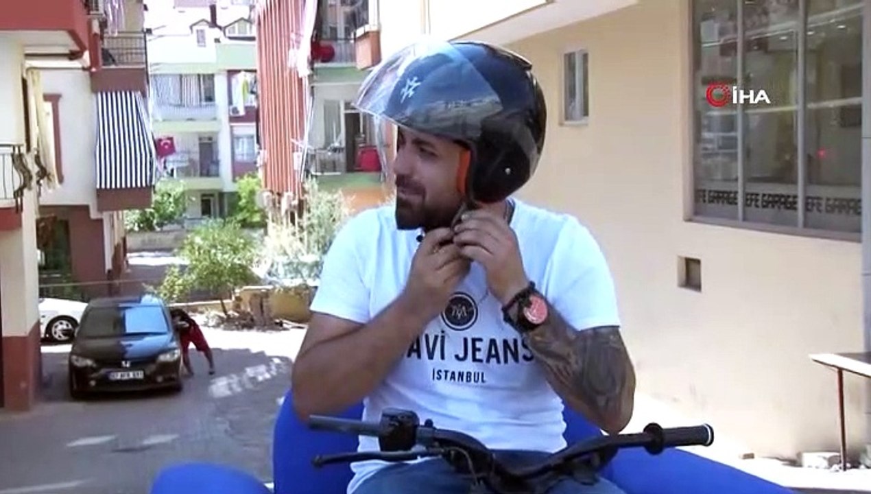 'Koltuk motosiklet': Çılgın bir proje yapalım dedik, çılgın oldu