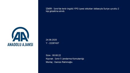 Terör örgütü YPG üyesi oldukları iddiasıyla 2 şüpheli gözaltına alındı - İZMİR