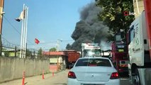 Bursa'da geri dönüşüm tesisinde büyük yangın