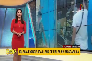 Tumbes: intervienen iglesia evangélica por no  respetar medidas de bioseguridad