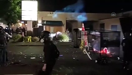 ABD'nin Oregon eyaletinde protesto - PORTLAND