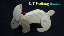 Walking Rabbit from Cardboard | DIY Cardboard Rabbit Toy | How to Make A Cardboard Rabbit | Cardboard Crafts Ideas
