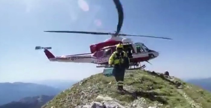 Rieti - Ripristino ponte radio su Monte Terminillo (23.08.20)