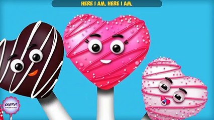 The Finger Family Chocolate Cake Pop Family Nursery Rhyme - Chocolate Cake Pop Finger Family Songs