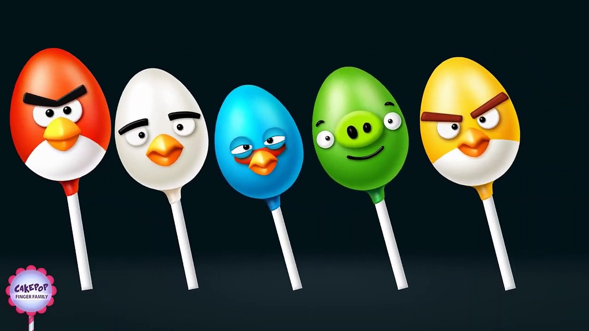 Afspraak Vertrouwen op mengsel The Finger Family Easter Egg Angry Birds Finger Family Nursery Rhyme - Cake  Pop Finger Family Songs - video Dailymotion