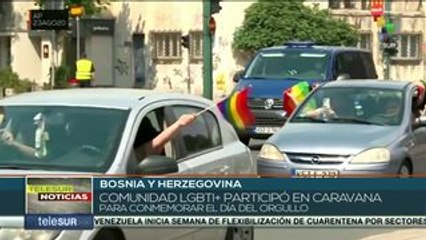 Marchan en Bosnia y Herzegovina por el Día del Orgullo LBTI+