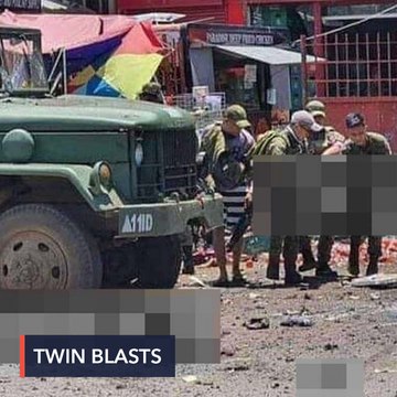 14 people killed, 75 wounded as twin blasts hit Jolo town center