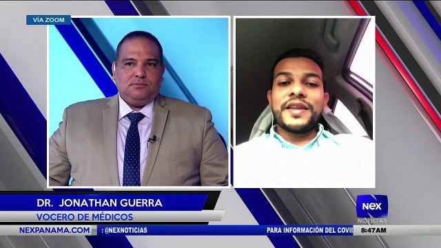 Entrevista a Dr. Jonathan Guerra, vocero de médicos - Nex Noticias