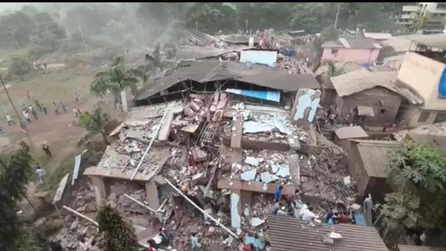 Raigad building collapse many people feared trapped