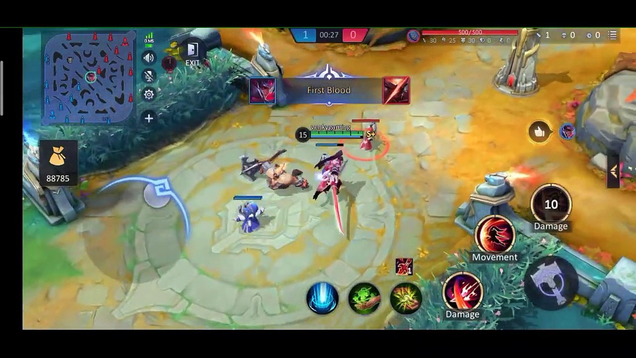 KYOUYA IN CHAMPIONS LEGION 5V5 MOBA - HERO TRIAL GAMEPLAY