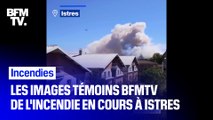 Incendie à Istres: les images des témoins BFMTV