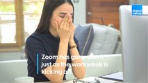 Zoom has gone down just as the workweek is kicking off.