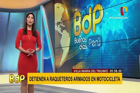 VMT: capturan raqueteros armados que se movilizaban en moto