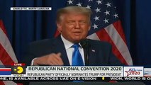 Republicans nominate Donald Trump for second term at Republican National Convention 2020
