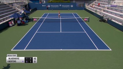 Cincinnati : Mladenovic sortie par Mertens