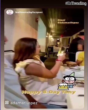 Adamari López le da una gran sorpresa a Toni Costa por su cumpleaños