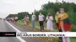 En Lituanie, une chaîne humaine de solidarité avec le Bélarus