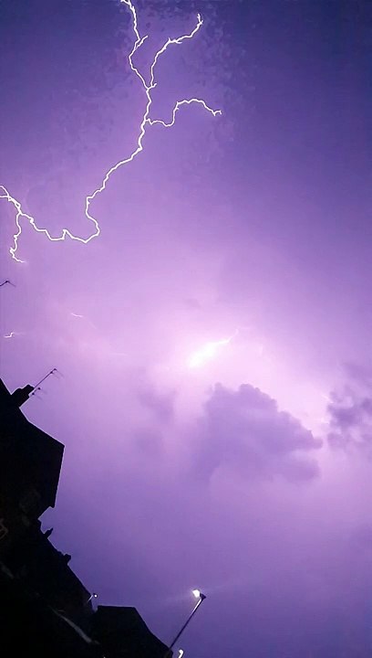 Lightning  Over Manchester 