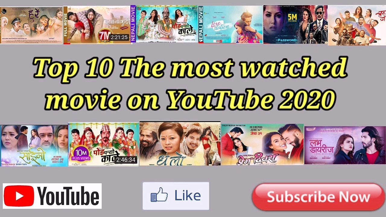 top 10 most view nepali movie on youtube || top 10 nepali movie || top 10 million view nepali movie